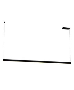 LED Полилей ZAMBELIS 2558 PENDANT LED LINE LIGHT 42W 3000K TRIAC SANDY BLACK | Osvetlenieto.bg