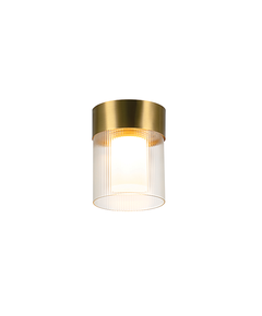 LED Луна за открит монтаж ZAMBELIS 23017 CEILING LIGHT 9W 3000K METAL-GLASS GOLD | Osvetlenieto.bg