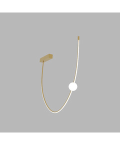 LED Полилей ZAMBELIS 22250 CEILING LED LIGHT 19W 3000K ALUMINIUM GOLD MATT | Osvetlenieto.bg