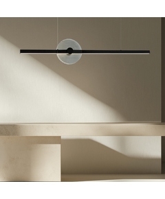 LED Полилей ZAMBELIS 25425 PENDANT LED LIGHT 20W 3000K TRIAC BLACK - SMOKED GLASS | Osvetlenieto.bg