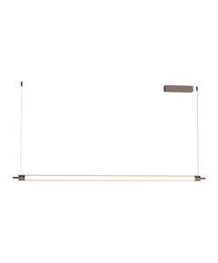LED Полилей ZAMBELIS 25446 PENDANT LED LINE LIGHT 33W 3000K TRIAC BRUSHED COFFEE | Osvetlenieto.bg
