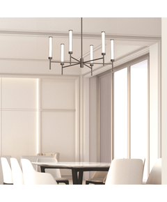 LED Полилей ZAMBELIS 25448 PENDANT LED LIGHT 46W 3000K TRIAC BRUSHED COFFEE | Osvetlenieto.bg