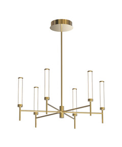 LED Полилей ZAMBELIS 25449 PENDANT LED LIGHT 46W 3000K TRIAC BRUSHED GOLD | Osvetlenieto.bg