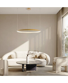 LED Полилей ZAMBELIS 23034 PENDANT LED LIGHT 45W 3000K ALUMINIUM GOLD | Osvetlenieto.bg