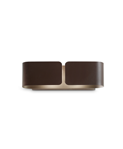 Аплик CLIP AP2 SMALL COFFEE 187365 Ideal Lux 2xE27 | Osvetlenieto.bg