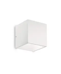 Фасаден аплик Rubik Ap1 Bianco 149745 Ideal Lux LED IP44 | Osvetlenieto.bg