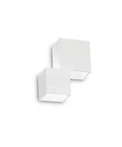 Фасаден аплик RUBIK AP2 BIANCO 187358 Ideal Lux LED | Osvetlenieto.bg