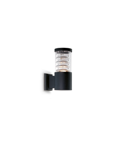 Фасаден аплик TRONCO AP1 NERO 004716 Ideal Lux 1xE27 IP44 | Osvetlenieto.bg