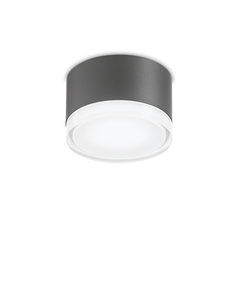 Фасаден аплик URANO PL1 SMALL ANTRACITE 168111 Ideal Lux 1xGX53 IP44 | Osvetlenieto.bg