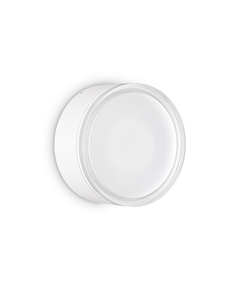 Фасаден плафон URANO PL1 BIG BIANCO 168050 Ideal Lux 1xGX53 IP44 | Osvetlenieto.bg