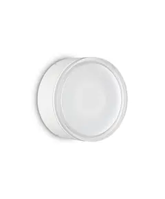 Фасаден плафон URANO PL1 BIG BIANCO 168050 Ideal Lux GX53 | Osvetlenieto.bg