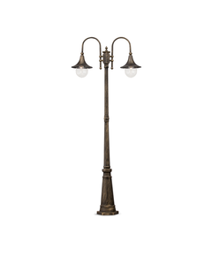 Градинска лампа CIMA PT2 NERO 024097 Ideal Lux 2xE27 IP43 | Osvetlenieto.bg