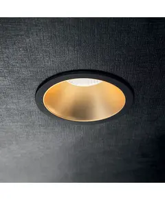 Луна за вграждане GAME ROUND BLACK GOLD 192345 Ideal Lux LED | Osvetlenieto.bg