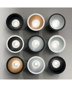 Луна за вграждане GAME ROUND WHITE BLACK 192277 Ideal Lux LED | Osvetlenieto.bg