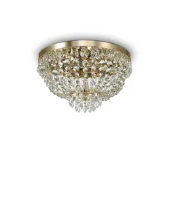 Плафон Caesar Pl5 Oro 114675 Ideal Lux G9 | Osvetlenieto.bg