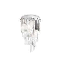 Плафон CARLTON PL8 CROMO 168920 Ideal Lux 8xE14 | Osvetlenieto.bg