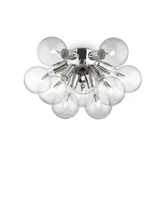 Плафон Dea Pl10 Cromo 074740 Ideal Lux E27 | Osvetlenieto.bg