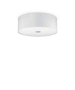 Плафон Woody Pl4 Bianco 103266 Ideal Lux E27 | Osvetlenieto.bg