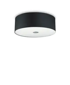 Плафон Woody Pl5 Nero 122212 Ideal Lux E27 | Osvetlenieto.bg