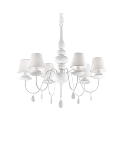 Полилей BLANCHE SP6 BIANCO 035581 Ideal Lux 6xE14 | Osvetlenieto.bg