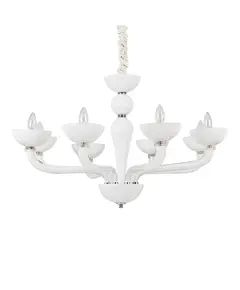 Полилей Casanova Sp8 Bianco 094045 Ideal Lux E14 | Osvetlenieto.bg