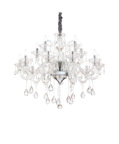 Полилей COLOSSAL SP15 TRASPARENTE 114170 Ideal Lux 15xE14 | Osvetlenieto.bg