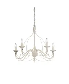 Полилей Corte Sp5 Bianco Antico 005881 Ideal Lux E14 | Osvetlenieto.bg