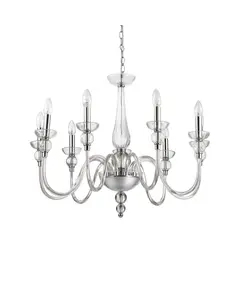 Полилей Doge Sp9 Trasparente 044453 Ideal Lux E14 | Osvetlenieto.bg