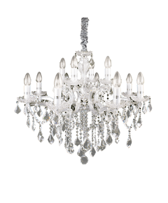 Полилей FLORIAN SP12 CROMO 035604 Ideal Lux 12xE14 | Osvetlenieto.bg