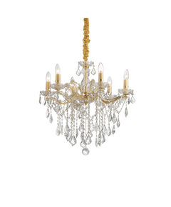 Полилей FLORIAN SP6 ORO 035635 Ideal Lux 6xE14 | Osvetlenieto.bg