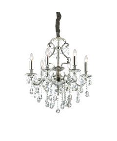 Полилей GIOCONDA SP6 ARGENTO 044927 Ideal Lux 6xE14 | Osvetlenieto.bg