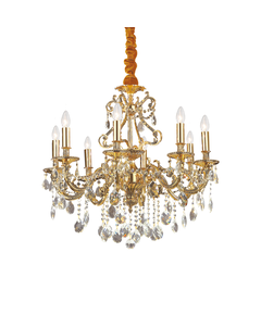 Полилей GIOCONDA SP8 ORO 060514 Ideal Lux 8xE14 | Osvetlenieto.bg