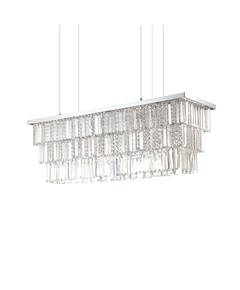Полилей MARTINEZ SP8 CROMO 166360 Ideal Lux 8xE14 | Osvetlenieto.bg