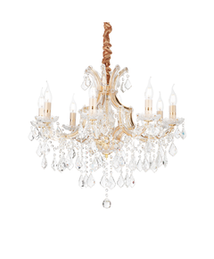 Полилей NAPOLEON SP8 ORO 167398 Ideal Lux 8xE14 | Osvetlenieto.bg