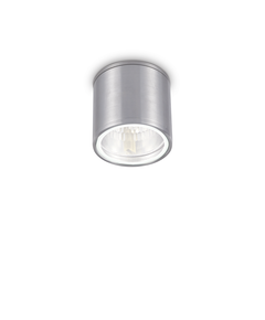 Външен плафон GUN PL1 ALLUMINIO 092324 Ideal Lux 1xGU10 IP44 | Osvetlenieto.bg