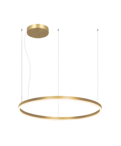 LED Полилей ZAMBELIS 22239 LED PENDANT LIGHT 43W 3000K ALUMINIUM & ACRYLIC GOLD | Osvetlenieto.bg