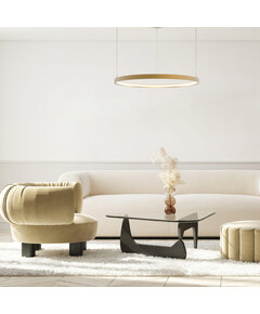 LED Полилей ZAMBELIS 23032 PENDANT LED LIGHT 28W 3000K ALUMINIUM GOLD | Osvetlenieto.bg