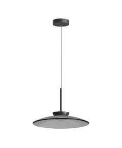 LED Полилей ZAMBELIS 25275 PENDANT LED LIGHT 31W 2700K-3000K TRIAC BLACK MATT - SMOKED GLASS | Osvetlenieto.bg