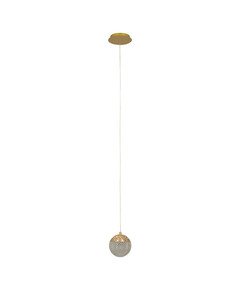 LED Полилей ZAMBELIS 25323 PENDANT LED LIGHT 9W 3000K GOLD ALUMINIUM - ACRYLIC | Osvetlenieto.bg