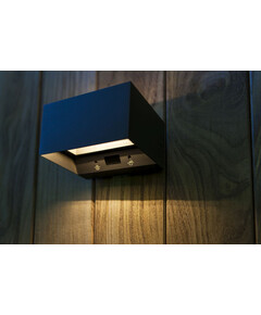 Фасаден аплик GEMINI PIR сензор Lutec LED 10.5W 3000K IP54 5117101118 | Osvetlenieto.bg