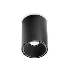 LED Луна за открит монтаж NITRO PL D10 ROUND NERO 322711 Ideal Lux 25W 3000K | Osvetlenieto.bg