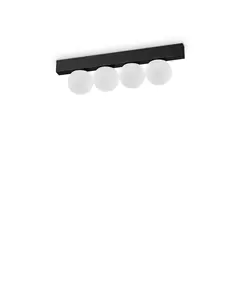 LED Плафон BINOMIO LED PL4 NERO 313283 Ideal Lux | Osvetlenieto.bg
