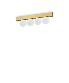 LED Плафон BINOMIO LED PL4 OTTONE 328249 Ideal Lux | Osvetlenieto.bg