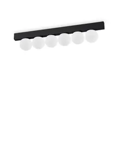 LED Плафон BINOMIO LED PL6 NERO 313290 Ideal Lux | Osvetlenieto.bg