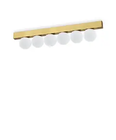 LED Плафон BINOMIO LED PL6 OTTONE 328263 Ideal Lux | Osvetlenieto.bg