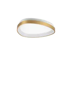 LED Плафон GEMINI PL D042 ON-OFF OTTONE 3000K 328034 Ideal Lux | Osvetlenieto.bg