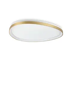 LED Плафон GEMINI PL D081 DALI/PUSH OTTONE 3000K 329260 Ideal Lux | Osvetlenieto.bg