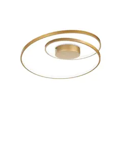 LED Плафон OZ PL D060 ON-OFF OTTONE 2700K 342306 Ideal Lux | Osvetlenieto.bg