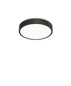 LED Плафон RAY PL D40 NERO 327600 Ideal Lux  IP44 | Osvetlenieto.bg