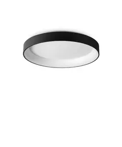 LED Плафон ZIGGY PL D080 NERO 321615 Ideal Lux | Osvetlenieto.bg